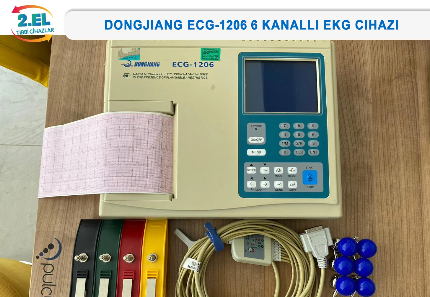                       2.El 6 Kanallı Ekg Cihazı