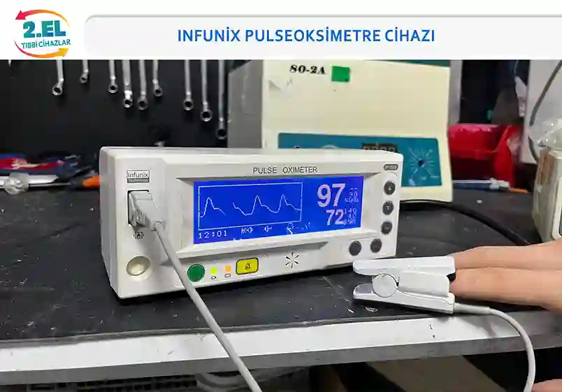 2.El Infunix Pulseoksimetre Cihazı