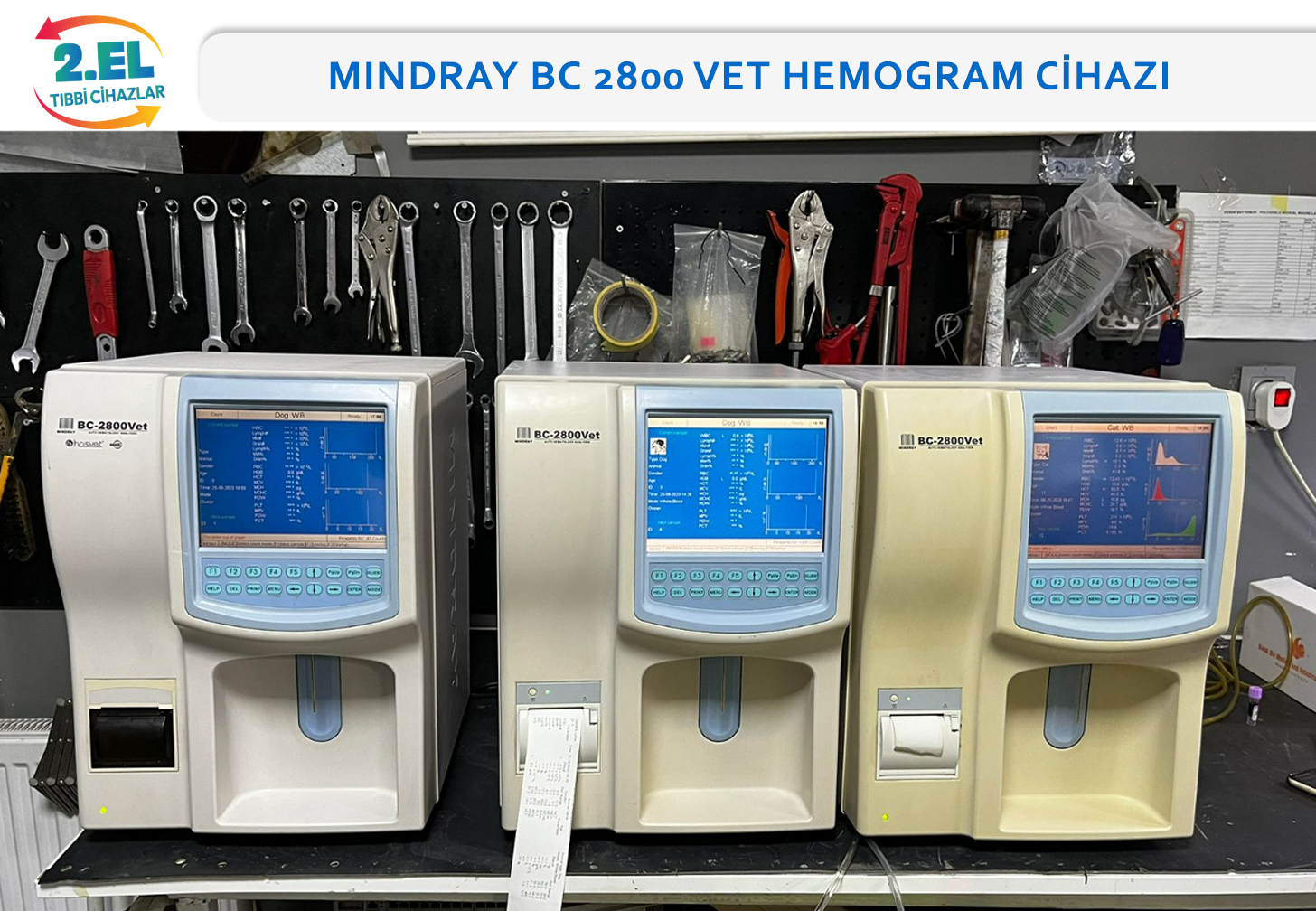 2.El Mindray BC 2800 Vet Hemogram Cihazı