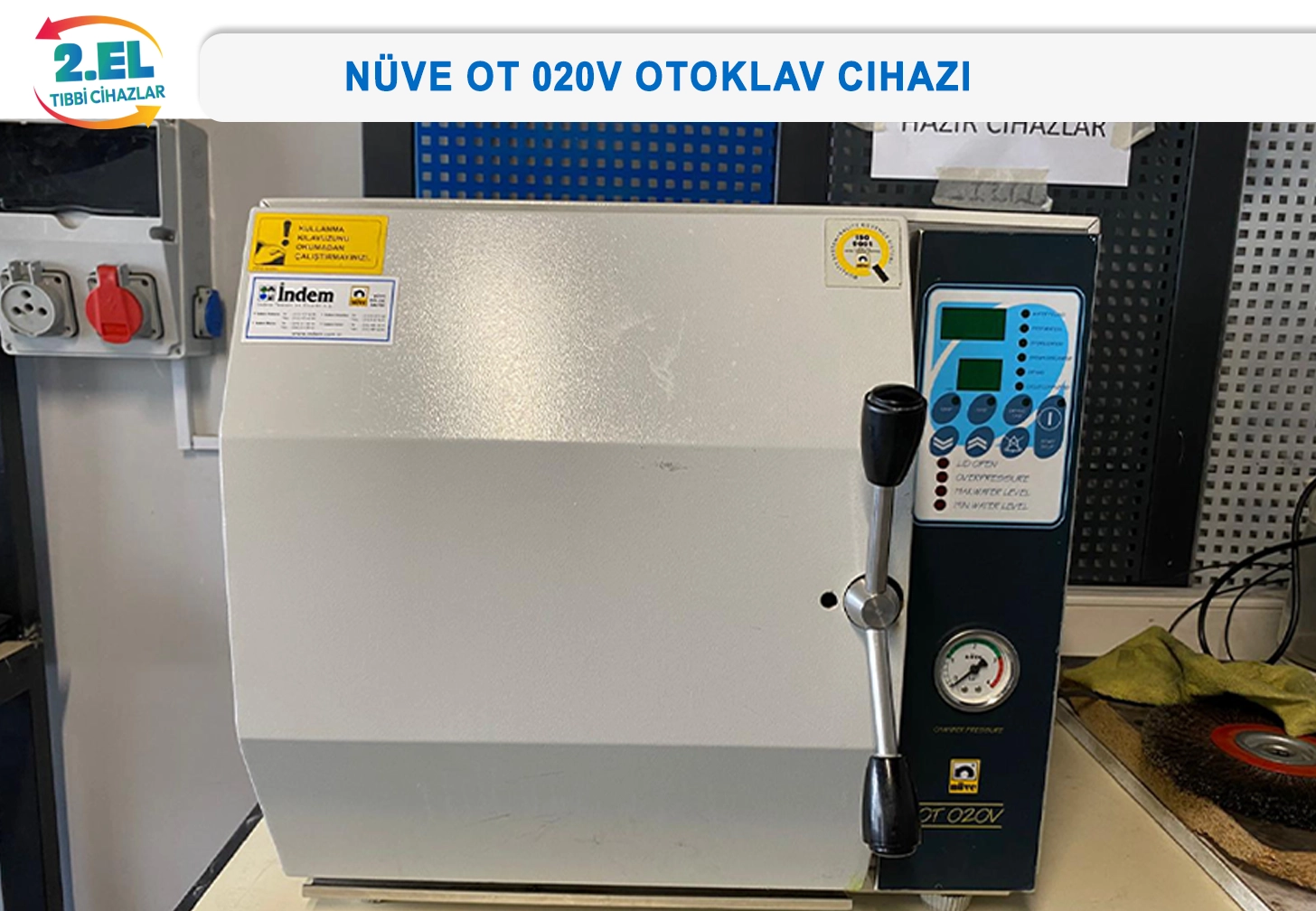              İkinci El Nüve OT-020V Otoklav Cihazı